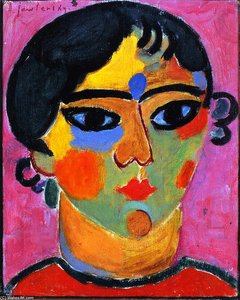 Neapolitan Girl — Alexej Von Jawlensky, Expressionism