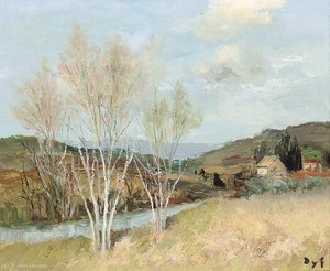 The River In Provence, (1970) — Marcel Dyf