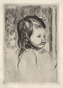 Sketch Of A Child — Pierre-auguste Renoir, Impressionism