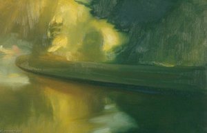 Noon In Autumn The Glamorgan Canal — Edgar Herbert Thomas