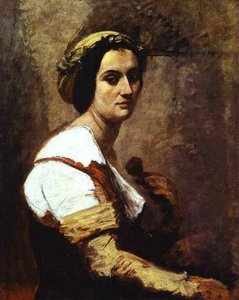 Sibylle — Jean-baptiste-camille Corot, French Landscape Impressionism