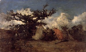 Paisaje Con Figuras — Francisco Domingo Y Marqués