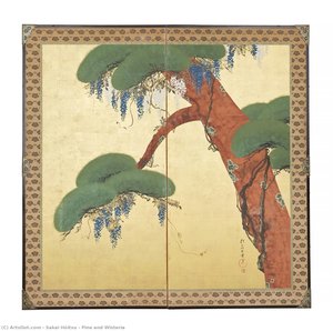 Pine and Wisteria