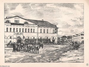 Sergiyev Posad. The Old Hotel — Konstantin Yuon