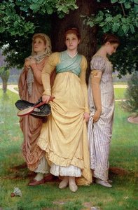 A Summer Shower — Charles Edward Perugini