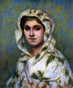 The Flowered Shawl — Federico Zandomeneghi