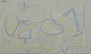 Naturaleza Muerta Con Melón — Pablo Picasso