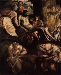 Christ Carried To The Tomb — Tintoreto, Baroque Drama