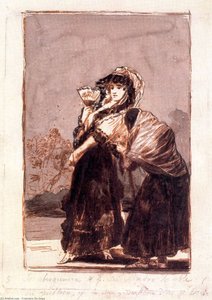 Dios La Perdone. Y Era Su Madre — Francisco José De Goya Y Lucientes, Romanticism