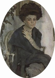 Portrait Of P. Oliv — Valentín Aleksándrovich Sérov