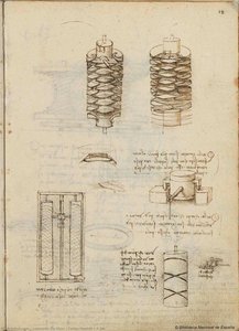 Codex Madrid I, F.18r — Leonardo Da Vinci, Renaissance