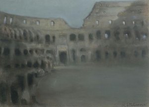 Colosseum In The Moonlight — Kazimierz Stabrowski