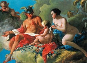 Education Of Cupid — Charles-andré Van Loo