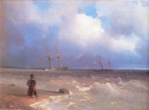 Costa Marítima — Iván Aivazovski, Romantic Landscape