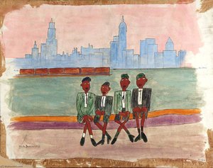 Boy's Sunday Trip — William H. Johnson