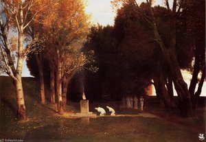 Le Bois Sacre — Arnold Böcklin