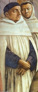 Raising Of The Son Of Theophilus And St Peter Enthroned (detail) — Masaccio