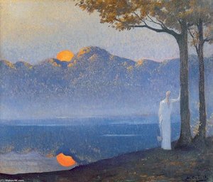 The Muse At Sunrise — Alphonse Osbert