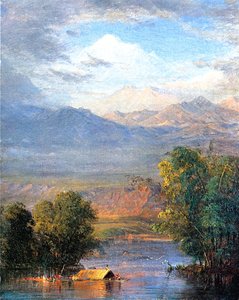 The Magdalena River, Equador — Frederic Edwin Church