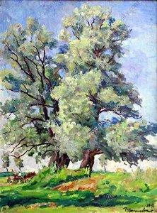 Willows — Pyotr Konchalovsky