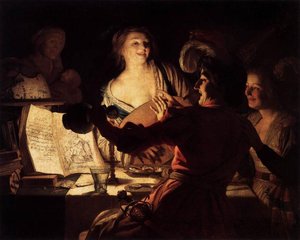 Merry Company — Gerard Van Honthorst