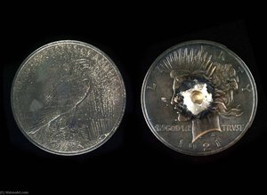 United States Silver Dollar Coin (reverse) — Anthony De Francisci