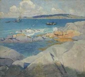 View Of Blubber Butt — N.c. Wyeth