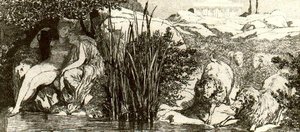 Psyche And Arundo — Max Klinger