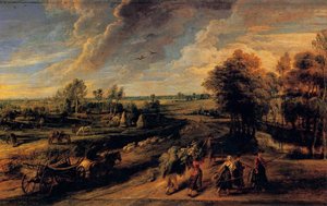 The Return Of The Farm Workers From The Fields — Peter Paul Rubens