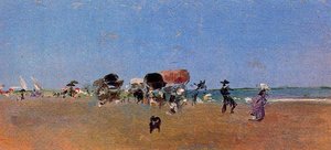 Cars On The Beach — Ignacio Pinazo Camarlench