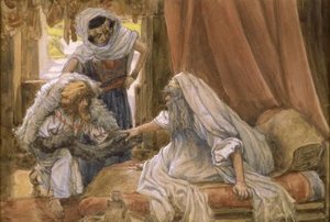 Jacob Deceives Isaac — Jacques Joseph Tissot