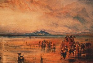 Lancaster Sands — ウィリアム・ターナー, Romanticism