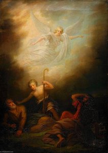 The disciples on the road to Emmaus