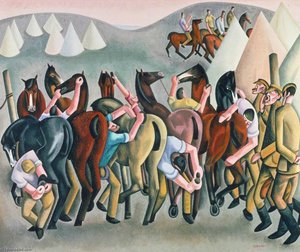 'feeds Round ' Stable Time In The Wagon Lines, France — William Patrick Roberts