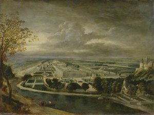 View Of Hampton Court Palace — Jan Griffier I
