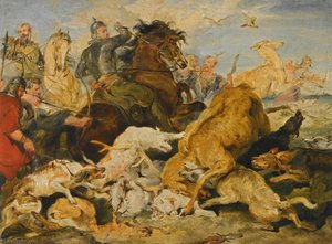 The Hunting Of Chevy Chase — Sir Edwin Henry Landseer