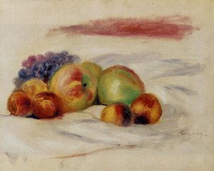 Äpfel Und Trauben — Pierre-auguste Renoir