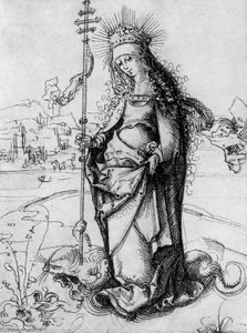 Santa Margarita — Albrecht Dürer, Renacimiento Nórdico