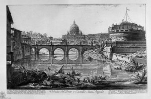 View Of The Port Of Ripa Grande — Giovanni Battista Piranesi