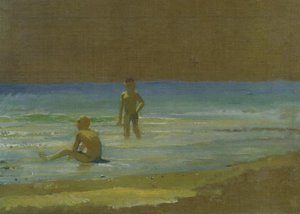 Boys At The Beach. Study — Nikolai Ge