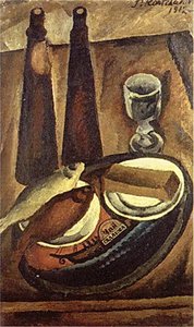 Still Life. Beer And Roach. — Pyotr Konchalovsky