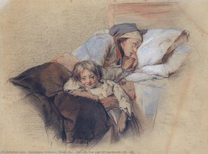 Study For ''the Call Of Garibaldi'' — Gerolamo Induno