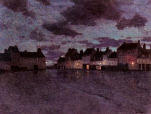 Marketplace In France, After A Rainstorm — Frits Thaulow