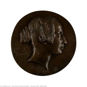George Sand (1804-1876) — Pierre-jean David D’angers, Neoclassical Portraiture