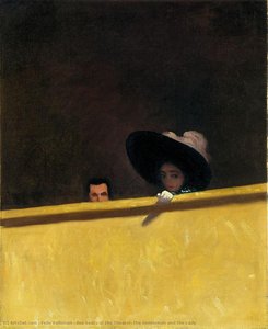 Box Seats At The Theater, The Gentleman And The Lady — Félix Vallotton