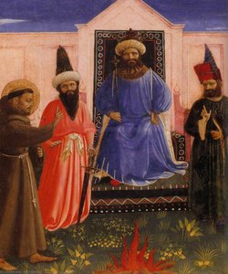 Trial By Fire (detail) — Fra Angelico