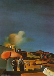 La Harpe Invisible, Fine Et Moyenne — Salvador Dalí