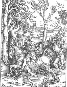 Ritter Und Knecht — Albrecht Dürer