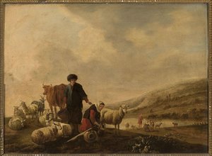 Pastoral Scene — Якоб Ван Стрий