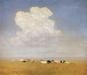 Noon. Herd In The Steppe — Arkhip Ivanovich Kuindzhi
